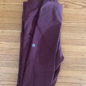 Lululemon fast and free legging 28 inches, size 4